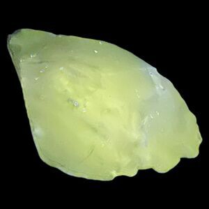 Green‎ Translucent Art Glass Cullet Glowing Manganese Slag Glass #4GX304